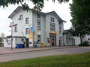 9/2017 Bahnhof in Bad Camberg, LM 18