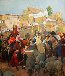 Extremadura. El mercat (1917)