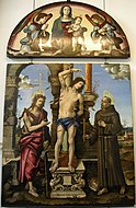 菲利皮诺·利皮的《弗朗切斯科·洛梅里尼祭坛画（意大利语：Pala di Francesco Lomellini）》，298 × 185cm，约作于1503年，1892年始藏，藏于白宫。[5]