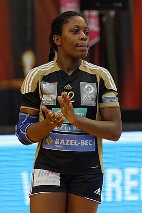 Isaure Mosabau sous le maillot de Saint-Maur.