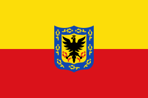 Flag of Bogotá, Colombia. Created by Fibonacci...