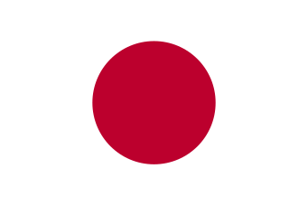 Centered deep red circle on a white rectangle [1]