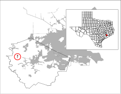 Location of Orchard, Texas