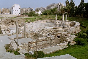 Roman amphitheater, Alexandria, Egypt