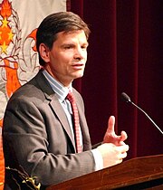 George Stephanopoulos described the details of the CrowdStrike conspiracy theory as "both convoluted and false". George Stephanopoulos crop.jpg