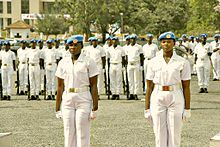 Ghanaian women serving as UN Peacekeepers. Ghana IntPeaceCorps 2016-05-29 B002a.jpg