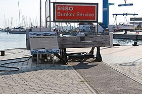 Gleisende am Hafen Burgstaaken