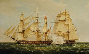 HMS Pearl and Santa Monica Azores, 1779.jpg