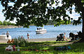 Am Strand von Hovedøya