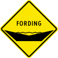 W6-3-1 Ford. The inscription "FORDING" is optional