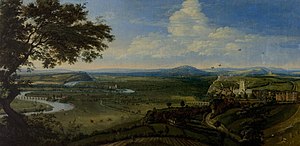Nottingham from the east in ca. 1695, painted by Jan Siberechts Jan Siberechts - View of Nottingham from the East.jpg