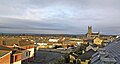 Panorama Kilkenny dengan Katedral Santa Maria di latar belakang