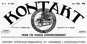 Förbundstidningen Kontakt 1906
