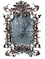 Miroir, fer forgé et repoussé, fin XIXe siècle.