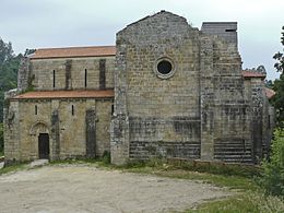 Costat sud del monestir
