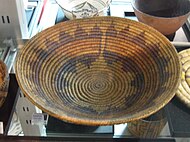 Navajo basket, Museum of Anthropology, Vancouver, BC, Canada