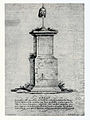 Gülich Schandsäule, die von 1686 bis 1797 zur Abschreckung der Bürger aufgestellt war