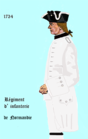 régiment de Normandie de 1734 à 1757