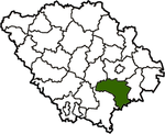 Новасанжарскі раён на мапе