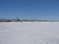 A cidade e o lago Mjøsa