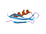 2fk1: Structure of the Alzheimer's Amyloid Precursor Protein (APP) Copper Binding Domain in 'small unit cell' form, Cu(II)-bound