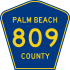 Palm Beach County 809.svg