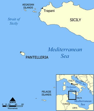 Location of Pantelleria