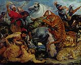 『トラ狩り』1615年-1616年 レンヌ美術館所蔵