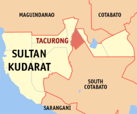 Tacurong na Sultan Kudarat Coordenadas : 6°41'N, 124°40'E