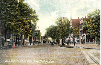 Main Street looking east from White Street, 1907