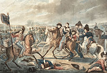 Prince William of Orange wounded at Waterloo, 1815 Prince William of Orange gets wounded at the shoulder.jpg