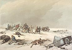 Отступление наполеоновской армии из Москвы. Аткинсон (1813)