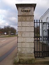 Richmond Gate, designed by Sir John Soane Richmond gates of Richmond Park (March 2010) 2.jpg