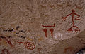 Höhlenmalereien in der Cueva de las Manos, Río Pinturas, Argentinien