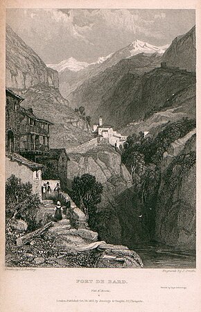 Tourist in Italy, 1833 – Forte di Bard