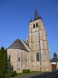 The church in Cormainville
