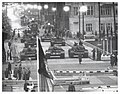 Carri sovietici T-55 fermi di fronte al Checkpoint Charlie