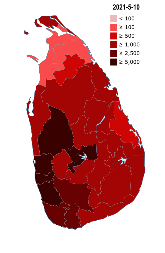 Карта на потвърдени случаи на COVID-19 от Шри Ланка.svg