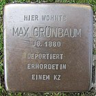 Stolperstein für Max Grünbaum