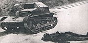 Um tanque polonês TKS em 1939