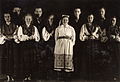 1950s, Helju Mikkel in center