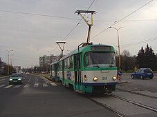 Tramlijn 6 aan de Trieda SNP.