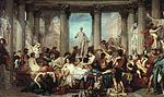 Romarna i dekadensens rike (1847)