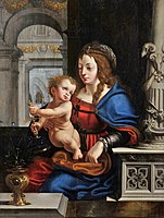 Madonna và trẻ em, Joos van Cleve