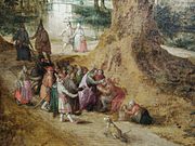 Иисус, исцеляющий слепого. 1608. Холст, масло. Музей Гелвинк-Хинлопен, Амстердам