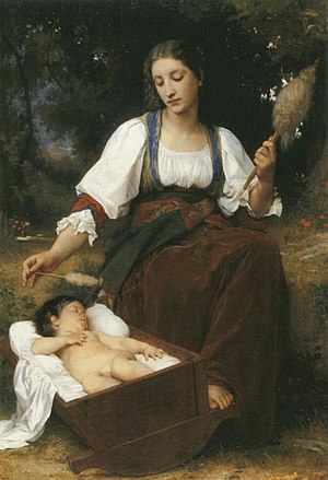 Lullaby by William-Adolphe Bouguereau