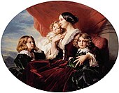 Krasinski's wife Eliza and their children Winterhalter Eliza Krasinska with children.jpg