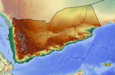 Location map Yemen