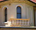 Upper floor with balustrade