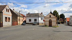 Centre of Čermná